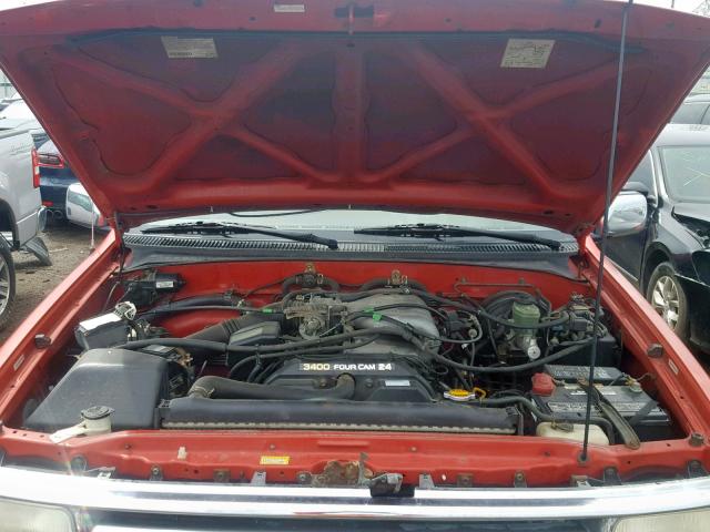 JT4UN24D8V0048204 - 1997 TOYOTA T100 XTRAC RED photo 7