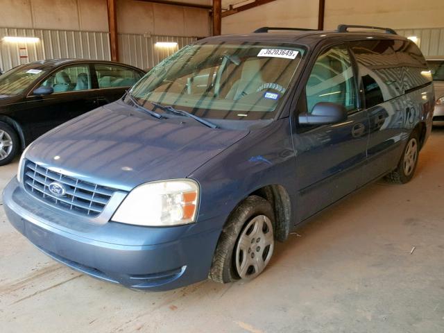 2FMZA51606BA32003 - 2006 FORD FREESTAR S BLUE photo 2