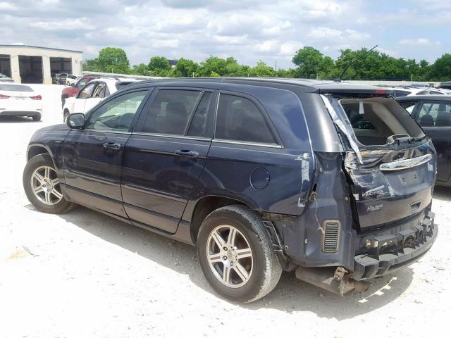 2A8GM68X87R253888 - 2007 CHRYSLER PACIFICA T BLUE photo 3