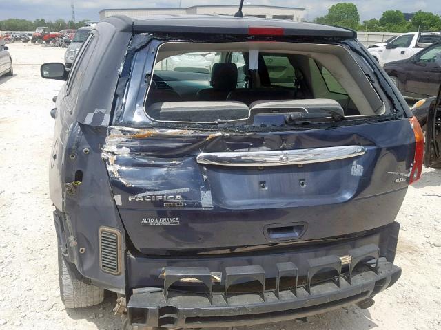 2A8GM68X87R253888 - 2007 CHRYSLER PACIFICA T BLUE photo 9