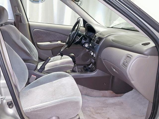 3N1BB51A6YL001145 - 2000 NISSAN SENTRA SE SILVER photo 5