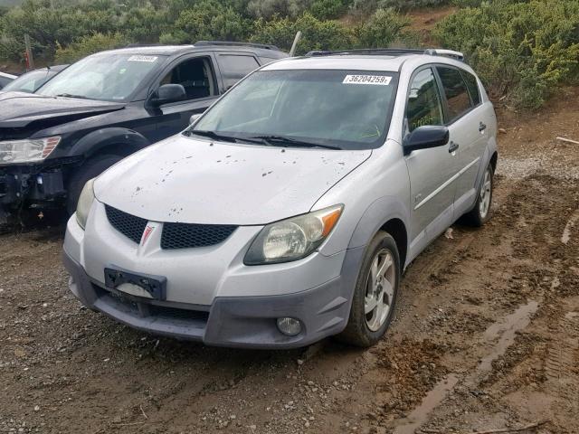 5Y2SL62833Z402293 - 2003 PONTIAC VIBE SILVER photo 2