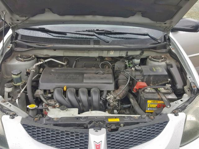 5Y2SL62833Z402293 - 2003 PONTIAC VIBE SILVER photo 7