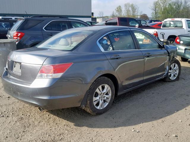 1HGCP26489A168993 - 2009 HONDA ACCORD LXP GRAY photo 4