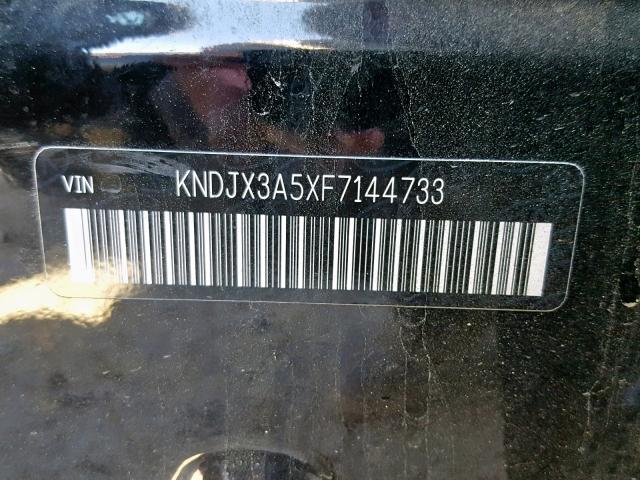 KNDJX3A5XF7144733 - 2015 KIA SOUL ! Qara foto 10