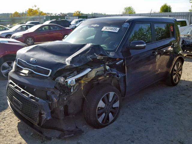 KNDJX3A5XF7144733 - 2015 KIA SOUL ! Qara foto 2