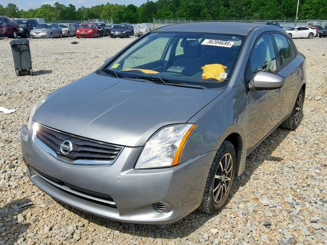 3N1AB6APXCL609877 - 2012 NISSAN SENTRA 2.0 SILVER photo 2