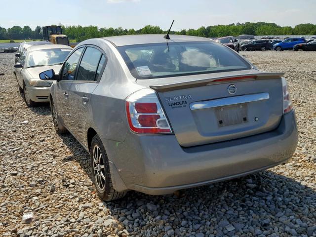 3N1AB6APXCL609877 - 2012 NISSAN SENTRA 2.0 SILVER photo 3