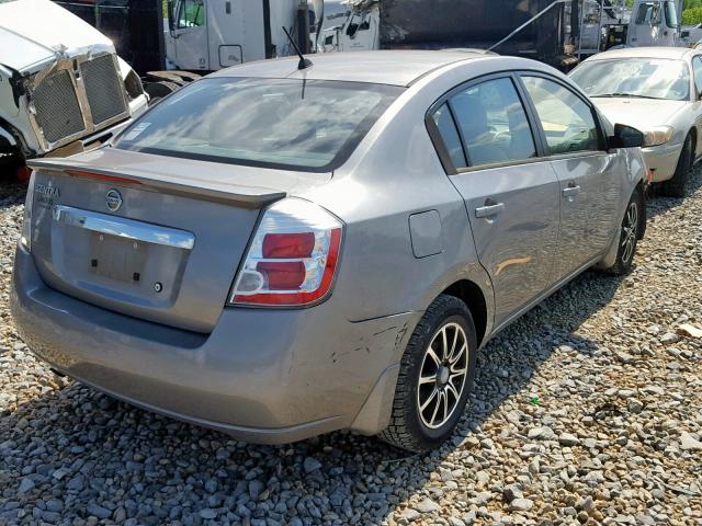 3N1AB6APXCL609877 - 2012 NISSAN SENTRA 2.0 SILVER photo 4