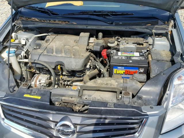 3N1AB6APXCL609877 - 2012 NISSAN SENTRA 2.0 SILVER photo 7