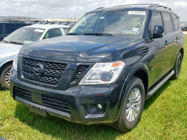 JN8AY2NDXJ9059207 - 2018 NISSAN ARMADA SV BLACK photo 2