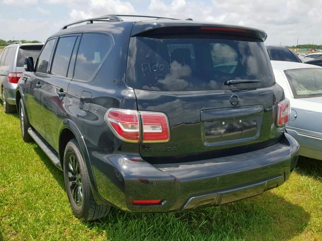 JN8AY2NDXJ9059207 - 2018 NISSAN ARMADA SV BLACK photo 3