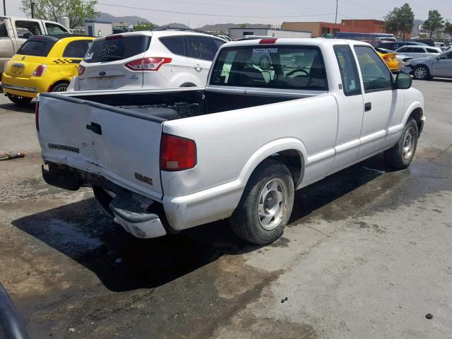 1GTCS19X3W8541714 - 1998 GMC SONOMA WHITE photo 4