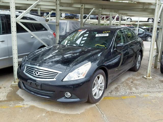 JN1CV6AR2BM354857 - 2011 INFINITI G37 BLACK photo 2