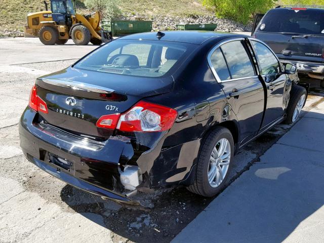 JN1CV6AR2BM354857 - 2011 INFINITI G37 BLACK photo 4