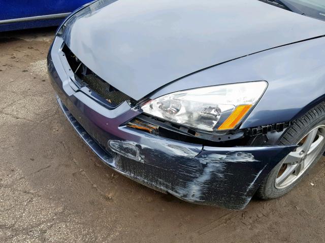 1HGCM56644A156523 - 2004 HONDA ACCORD EX BLUE photo 9