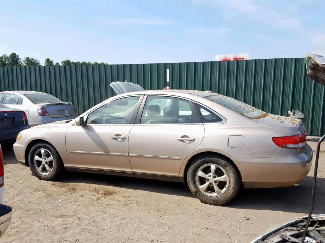 KMHFC46D47A238033 - 2007 HYUNDAI AZERA GLS GOLD photo 9