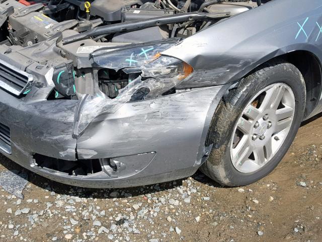 2G1WU581869418855 - 2006 CHEVROLET IMPALA LTZ GRAY photo 9