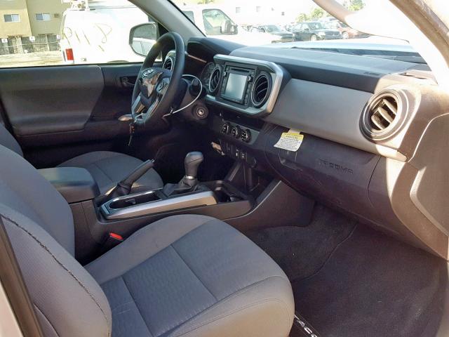 5TFAZ5CN0JX056396 - 2018 TOYOTA TACOMA DOU SILVER photo 5