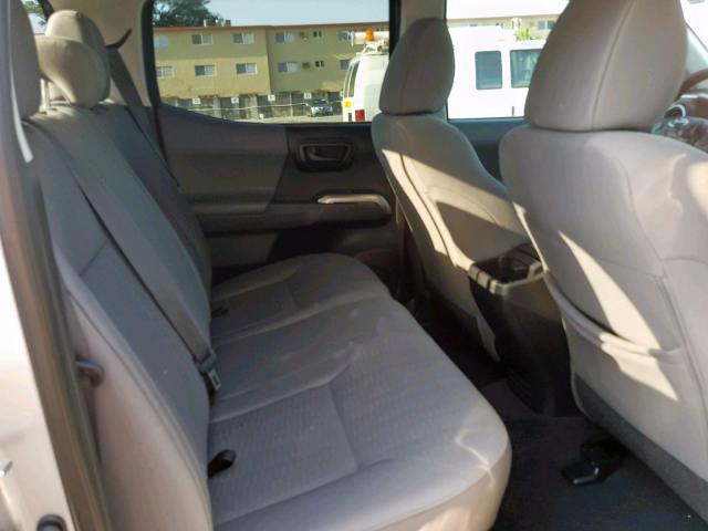 5TFAZ5CN0JX056396 - 2018 TOYOTA TACOMA DOU SILVER photo 6