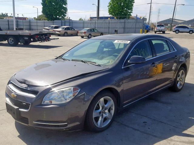1G1ZC5EB8A4163018 - 2010 CHEVROLET MALIBU 1LT 灰色 照片 2