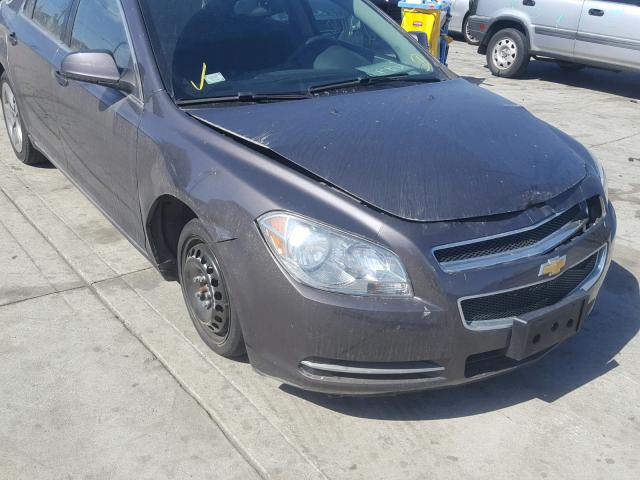 1G1ZC5EB8A4163018 - 2010 CHEVROLET MALIBU 1LT 灰色 照片 9