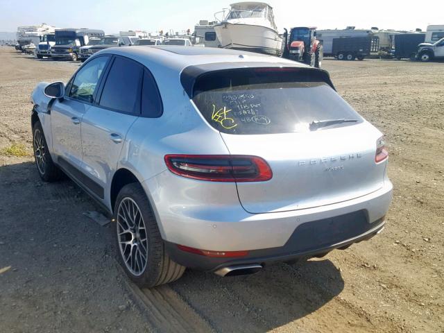 WP1AA2A51HLB84008 - 2017 PORSCHE MACAN SILVER photo 3