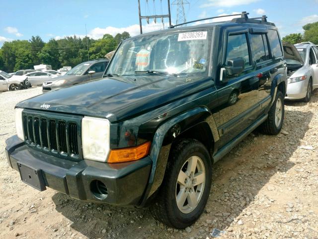 1J8HG48K86C362718 - 2006 JEEP COMMANDER 黑色 照片 2