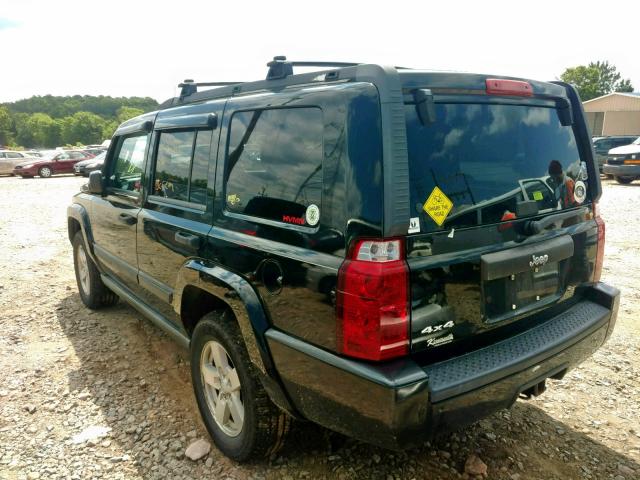 1J8HG48K86C362718 - 2006 JEEP COMMANDER 黑色 照片 3