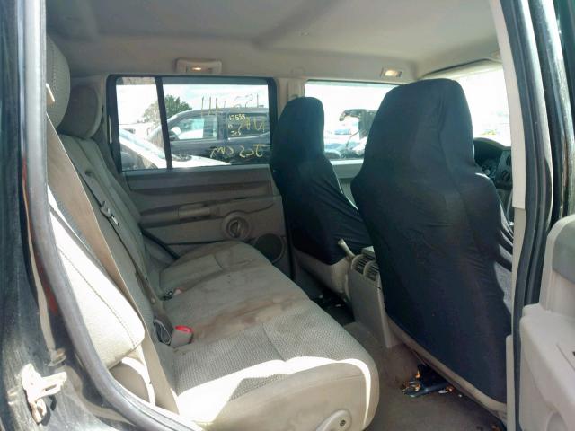1J8HG48K86C362718 - 2006 JEEP COMMANDER 黑色 照片 6