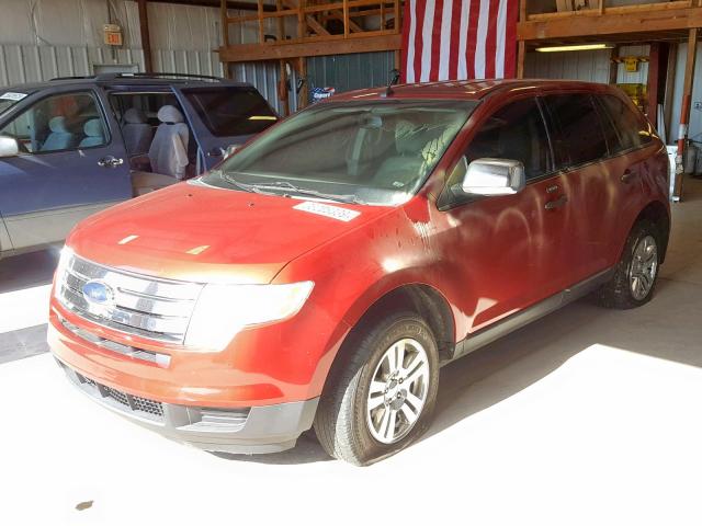 2FMDK36C28BA94998 - 2008 FORD EDGE SE RED photo 2