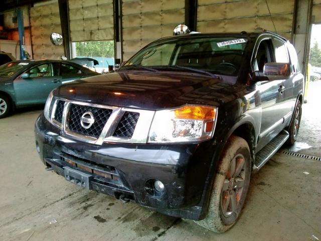 5N1AA0NC2CN616760 - 2012 NISSAN ARMADA SV BLACK photo 2