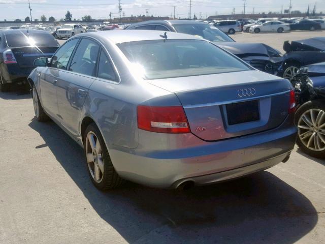 WAUAH74F98N157509 - 2008 AUDI A6 3.2 GRAY photo 3