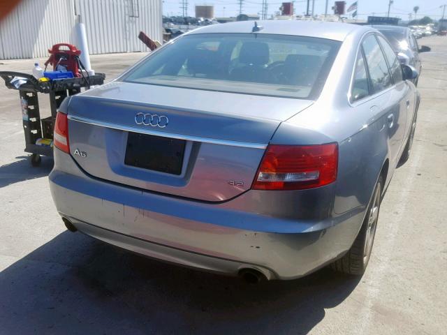 WAUAH74F98N157509 - 2008 AUDI A6 3.2 GRAY photo 4