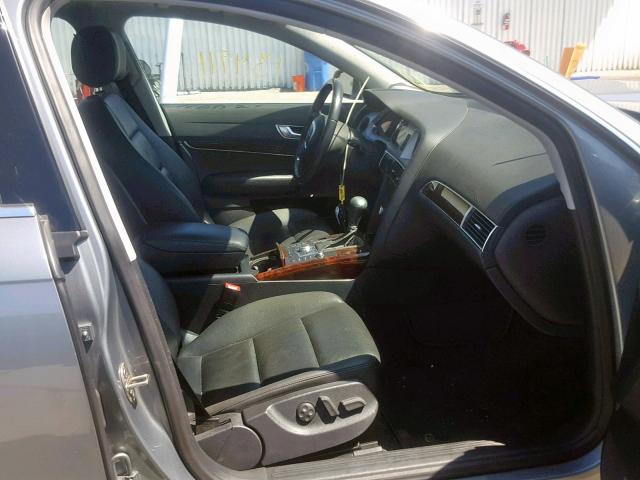 WAUAH74F98N157509 - 2008 AUDI A6 3.2 GRAY photo 5