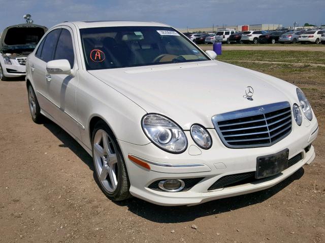 WDBUF56X19B396621 - 2009 MERCEDES-BENZ E 350 WHITE photo 1