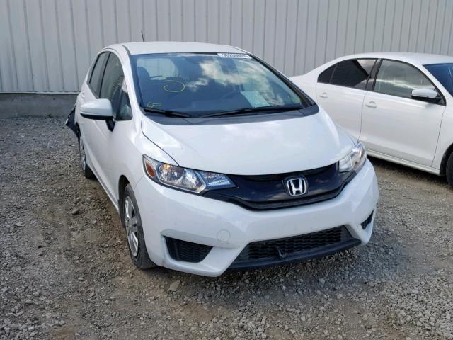 3HGGK5H57FM107172 - 2015 HONDA FIT LX WHITE photo 1