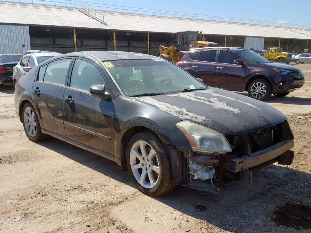 1N4BA41E78C834807 - 2008 NISSAN MAXIMA SE BLACK photo 1