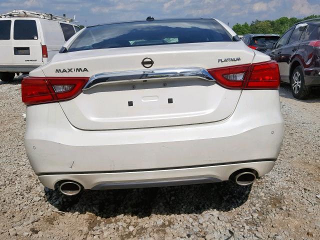 1N4AA6AP5GC384288 - 2016 NISSAN MAXIMA 3.5 WHITE photo 9