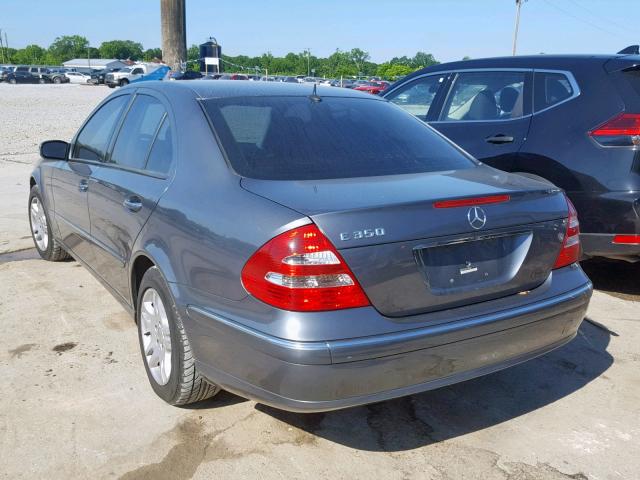 WDBUF56J96A790882 - 2006 MERCEDES-BENZ E 350 GRAY photo 3