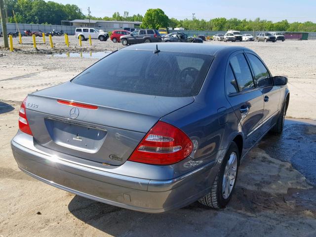 WDBUF56J96A790882 - 2006 MERCEDES-BENZ E 350 GRAY photo 4