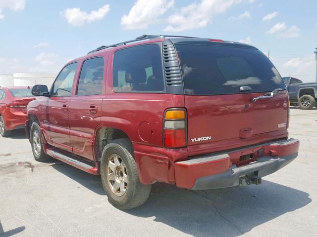 1GKEK63UX6J137892 - 2006 GMC YUKON DENA BURGUNDY photo 3