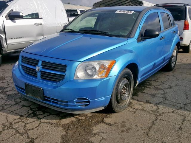 1B3HB28B88D505580 - 2008 DODGE CALIBER BLUE photo 2