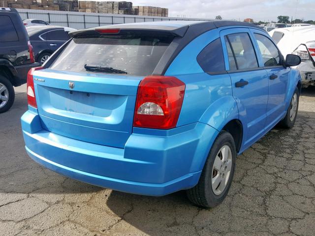 1B3HB28B88D505580 - 2008 DODGE CALIBER BLUE photo 4