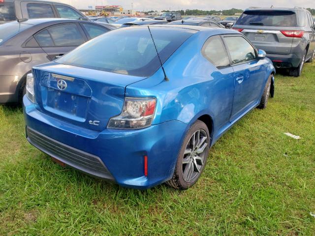JTKJF5C79F3094467 - 2015 TOYOTA SCION TC BLUE photo 4