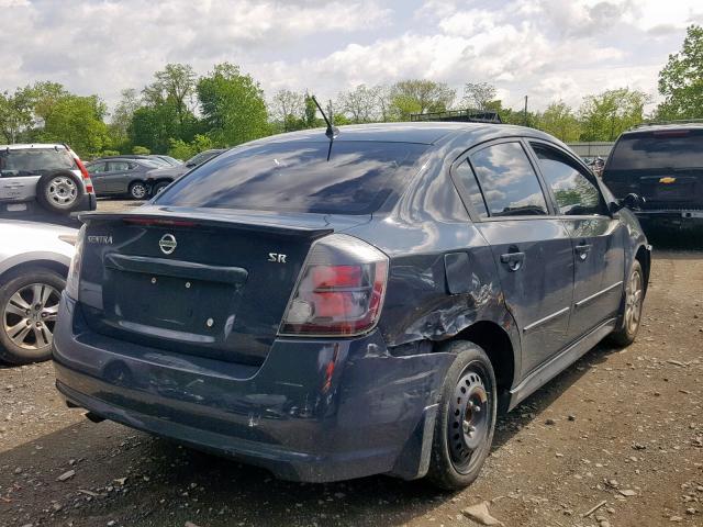 3N1AB61EX9L665776 - 2009 NISSAN SENTRA 2.0 CHARCOAL photo 4