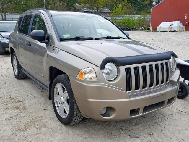 1J8FF47W98D538459 - 2008 JEEP COMPASS SP Сұр фото 1