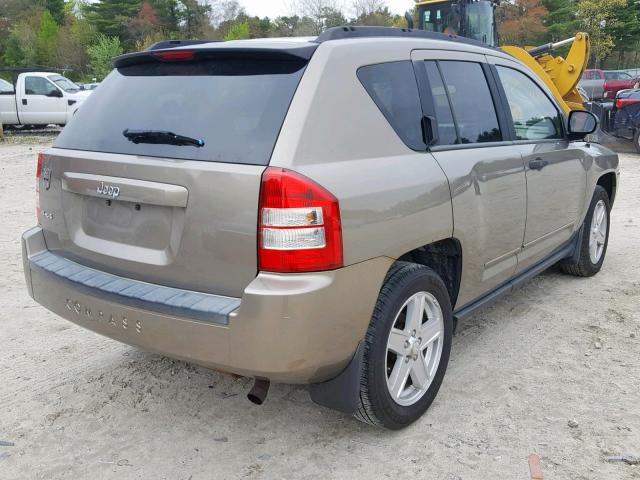 1J8FF47W98D538459 - 2008 JEEP COMPASS SP Сұр фото 4