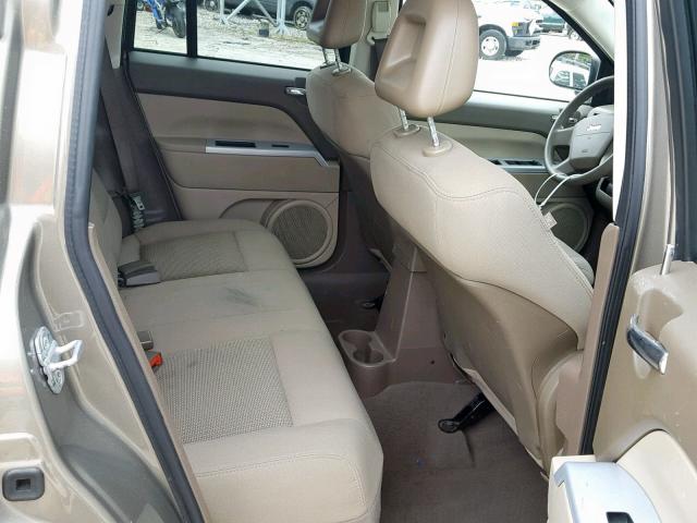 1J8FF47W98D538459 - 2008 JEEP COMPASS SP Сұр фото 6