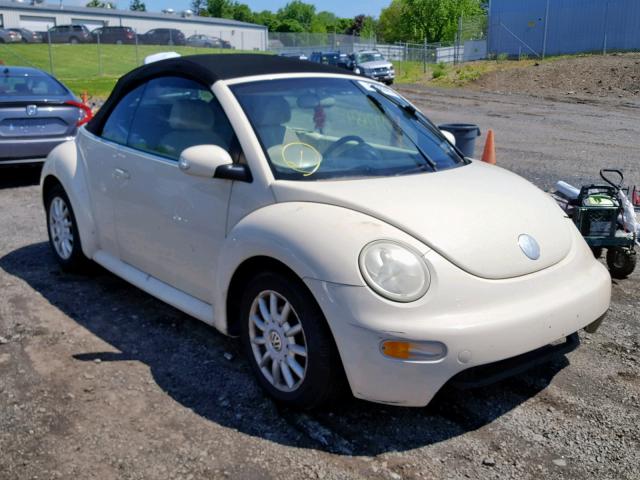 3VWCM31Y25M301054 - 2005 VOLKSWAGEN NEW BEETLE კრემისფერი ფოტო 1